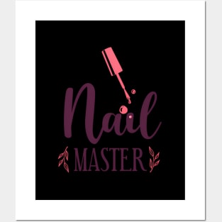 Nail Tech Quote Work Uniform Nail Polish Posters and Art